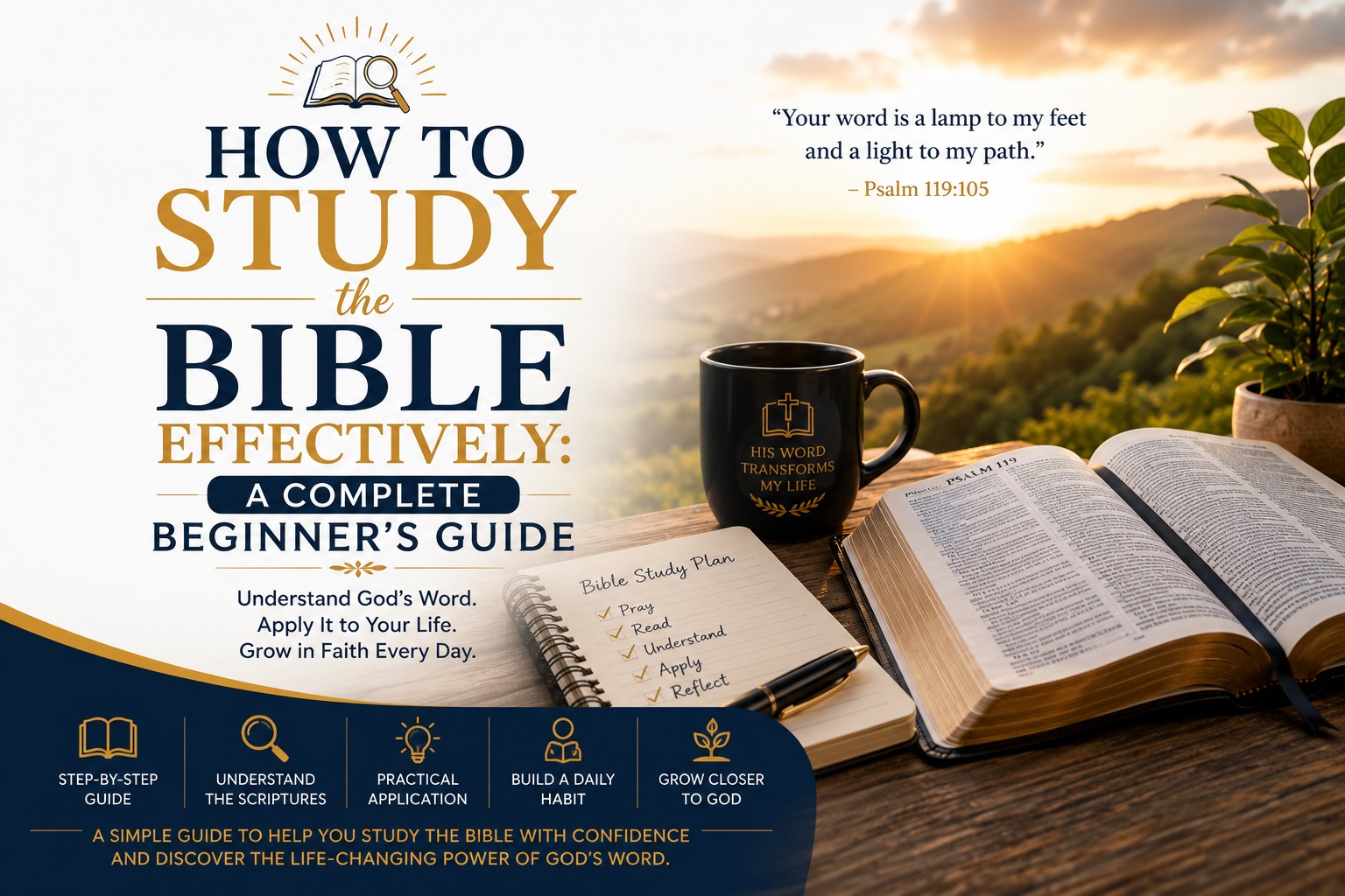How to Study the Bible Effectively: A Complete Beginner's Guide