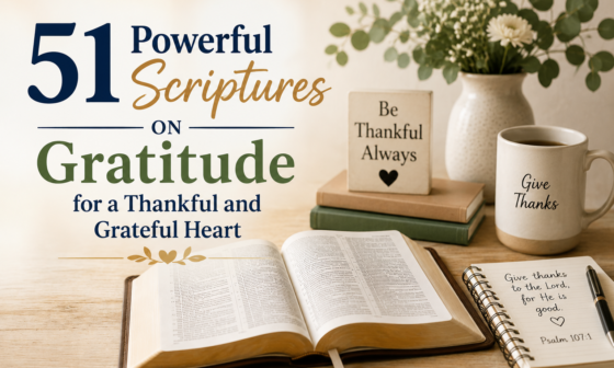 51 powerful Scriptures on gratitude for a thankful and grateful heart