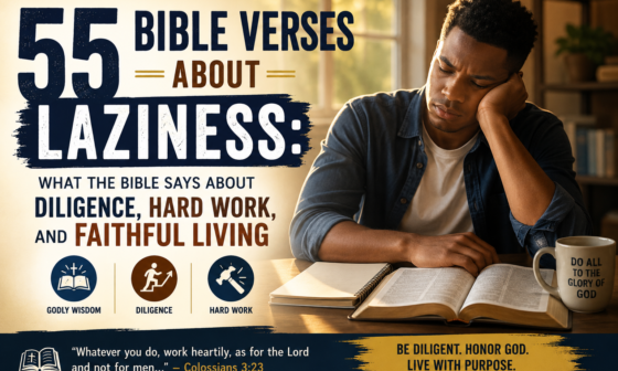 55 Bible verses about laziness, diligence, hard work, and faithful living