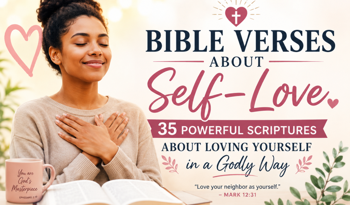 Bible verses about self-love and loving yourself in a godly way