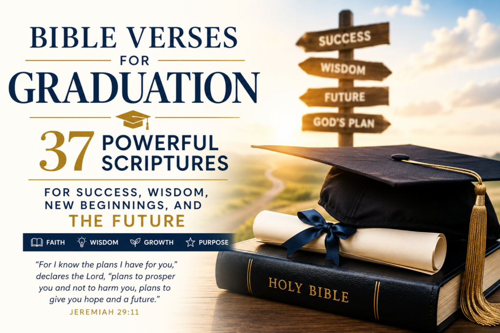 Bible Verses for Graduation: 37 Powerful Scriptures