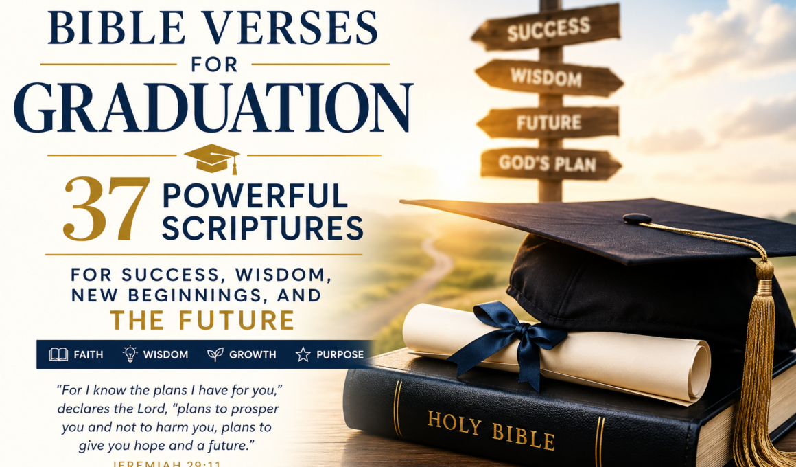 Bible Verses for Graduation: 37 Powerful Scriptures