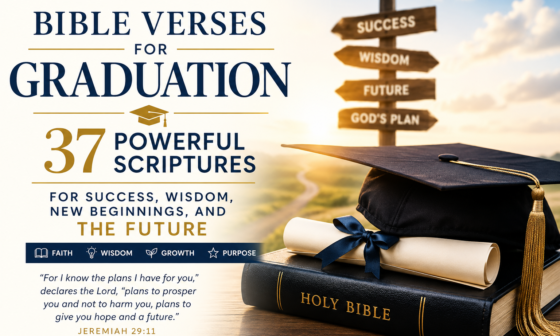 Bible Verses for Graduation: 37 Powerful Scriptures
