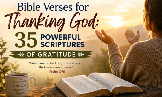 Bible verses for thanking God and powerful scriptures of gratitude