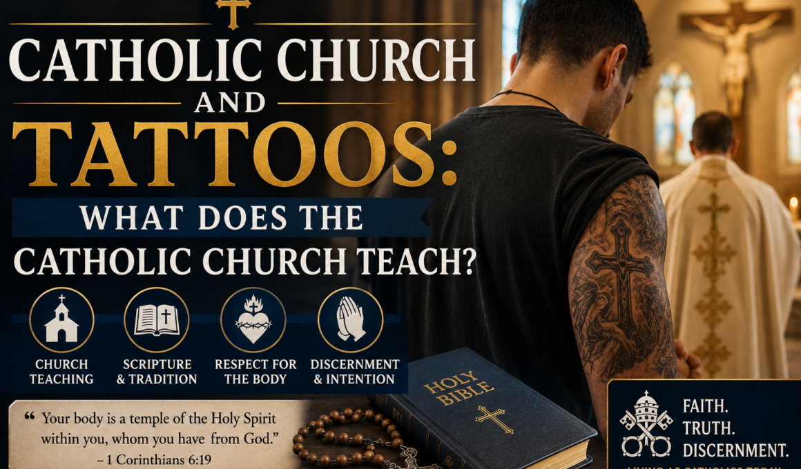 Catholic Church teaching on tattoos, Scripture, and respect for the body