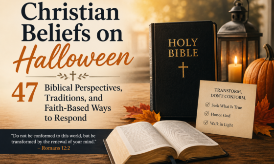Christian beliefs on Halloween with 47 biblical perspectives, traditions, and faith-based ways to respond