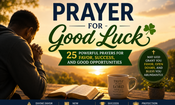 Prayer for Good Luck: Favor, Success, and Good Opportunities