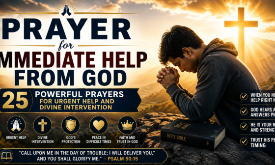 Prayer for immediate help from God for urgent help and divine intervention