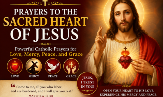 prayers to the sacred heart of jesus love mercy peace grace