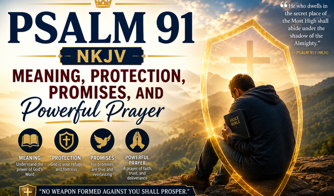 Psalm 91 NKJV meaning, protection, promises, and powerful prayer