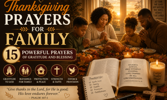 Thanksgiving prayers for family with 15 powerful prayers of gratitude and blessing