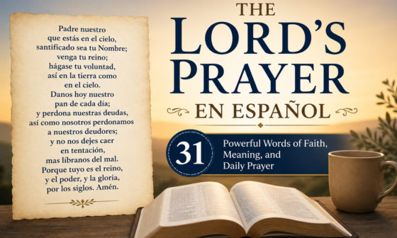 The Lord’s Prayer en español with 31 powerful words of faith, meaning, and daily prayer