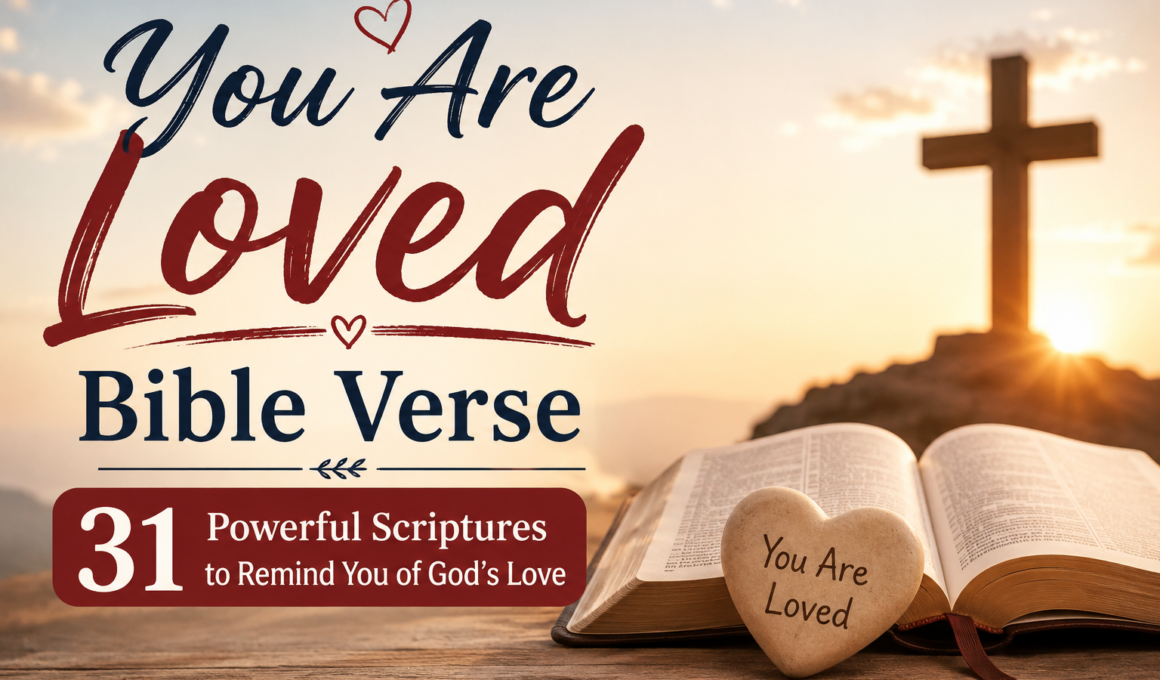 You Are Loved Bible Verse – 31 powerful Scriptures reminding you of God’s love