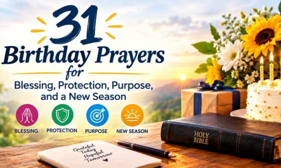 31 birthday prayers for blessing, protection, purpose, and a new season