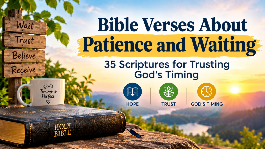 Bible verses about patience and waiting for God’s timing