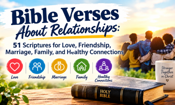 51 Bible verses about relationships for love, friendship, marriage, and family