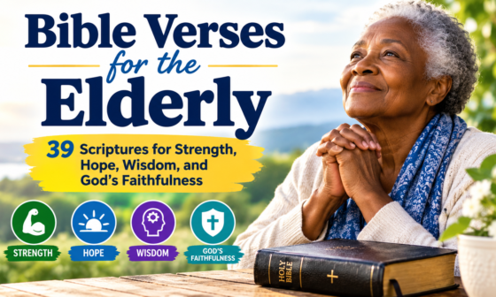 Bible verses for the elderly for strength, hope, wisdom, and God’s faithfulness