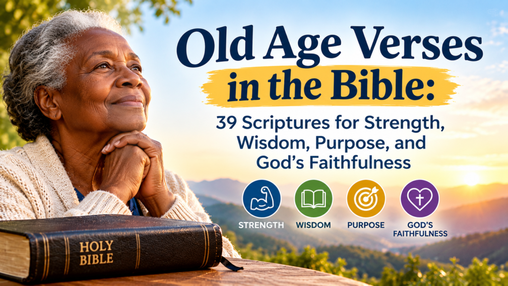 39 Bible verses about old age, strength, wisdom, purpose, and God’s faithfulness